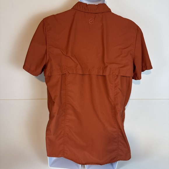 Magellan Outdoors Women's Short Sleeve Shirt - Rust (Burnt Orange) - Picture 2 of 13